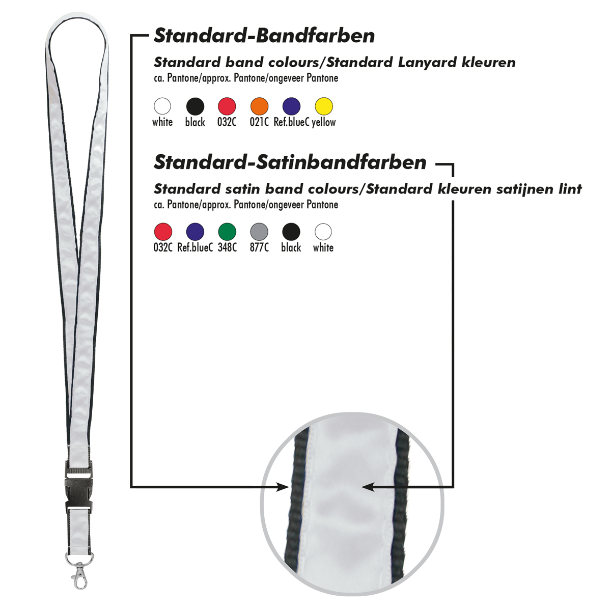 Schlüsselband/Lanyard "Satin"