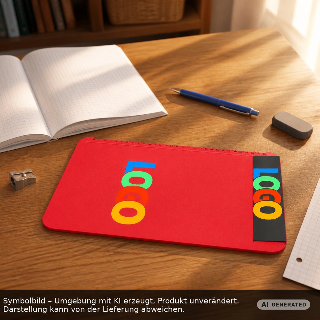 Klemmbrett DIN A4 "Alpha" als Werbeartikel mit Logo bedrucken