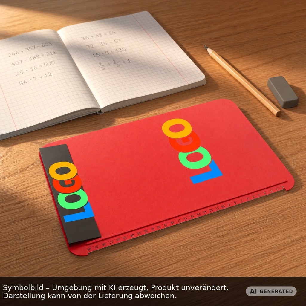 Klemmbrett DIN A4 "Alpha II" als Werbeartikel mit Logo bedrucken