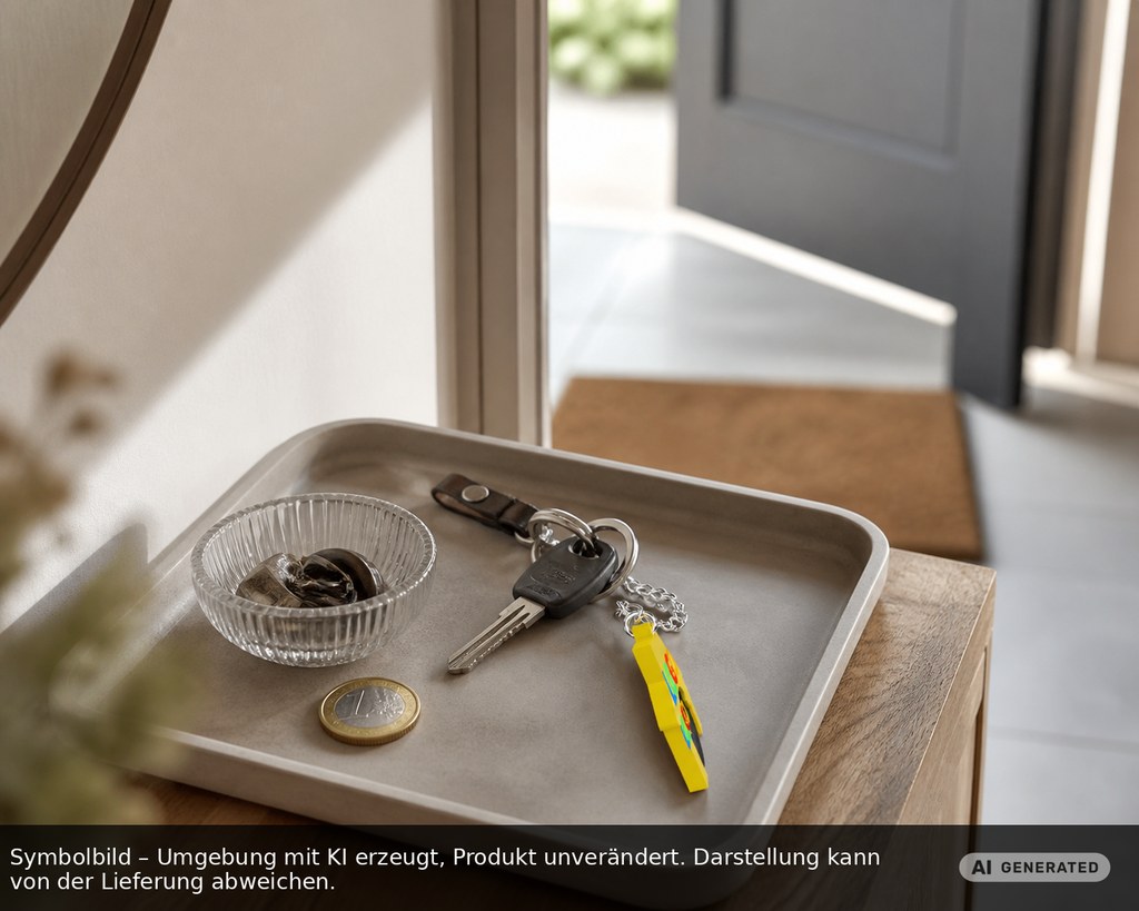 Chiphalter mit 1€-Chip "Haus" als Werbeartikel mit Logo bedrucken