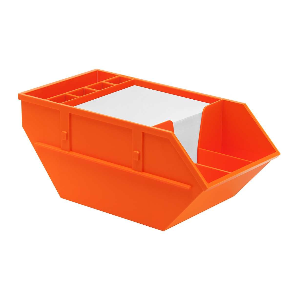 Zettelbox mit Köcher "Container"