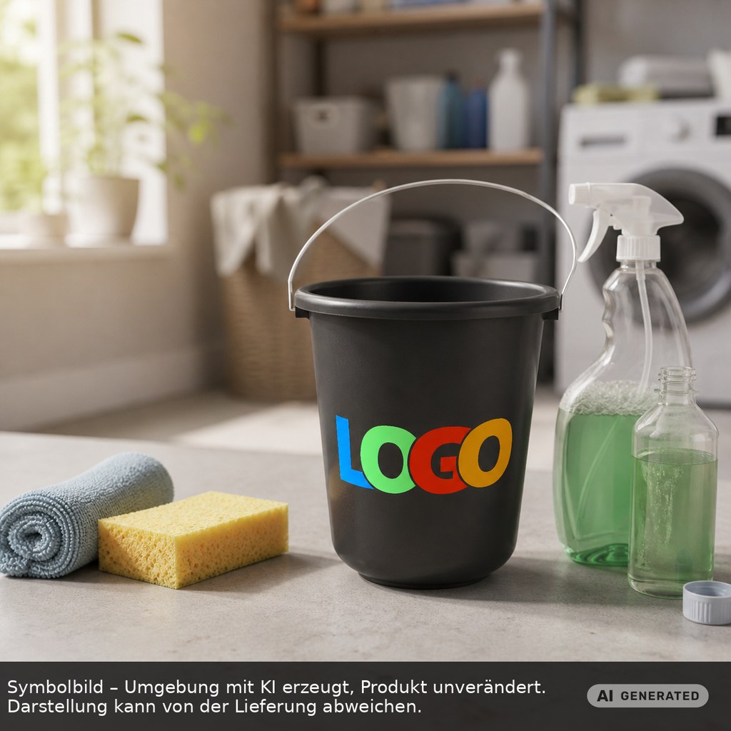 Eimer 10 l als Werbeartikel mit Logo bedrucken