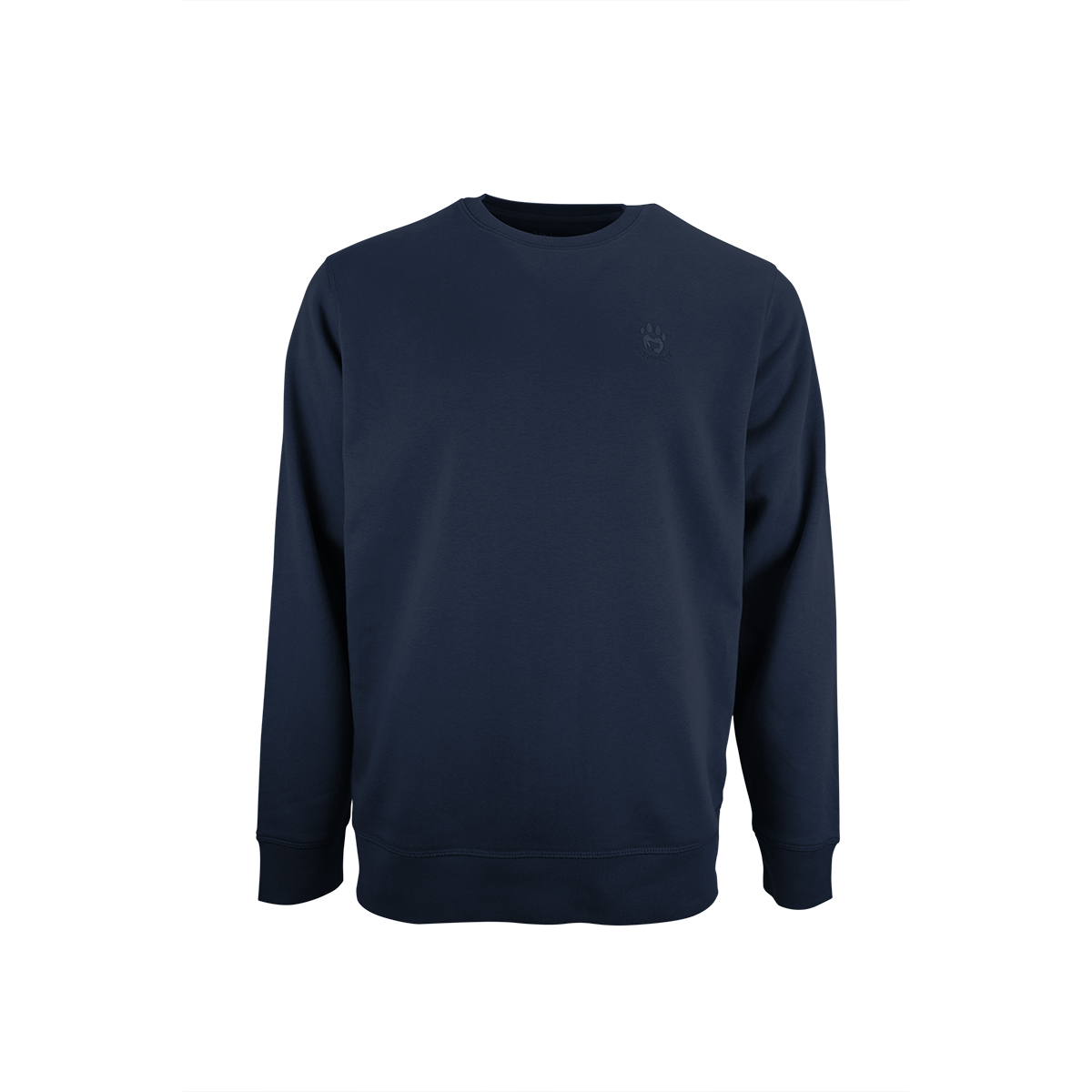 Sweatshirt Flow, Royal Navy printed as promotional items with logo
