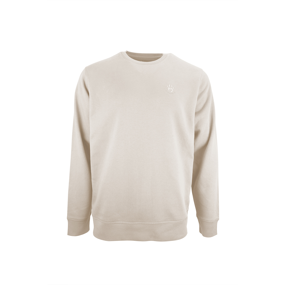 Sweatshirt Flow, Cozy White printed as promotional items with logo